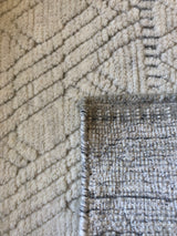 Lush Cream Wool Area Rug