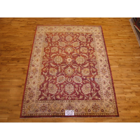 Red and Gold Floral Rug