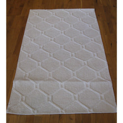 White Tile Pattern Rug