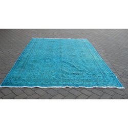 Turquoise Overdyed Rug