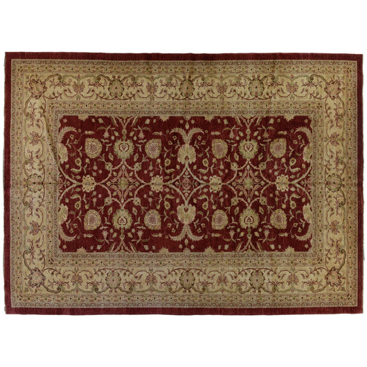 Red and Gold  Floral Rug