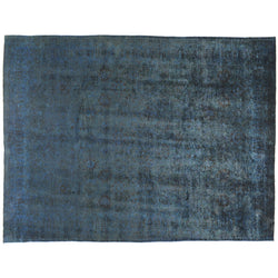 Blue Silky Wool Rug