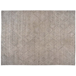 Camel and Ivory High Low Rug