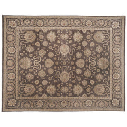 Traditional Pakistani Brown Area Rug