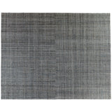 Tufted Grey Area Rug with Garnet and Gold