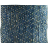 Blue Moroccan Design Rug