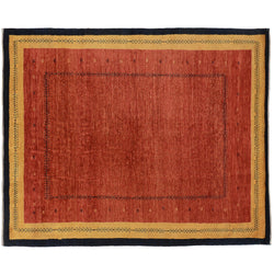 Red, Gold and Black Lori Gabbeh-Style Area Rug