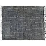 Blue and Grey Rustic Area Rug