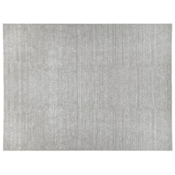 Ivory and Charcoal Stripe Cut and Loop Area Rug