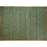 Sari Silk Green Flatweave Area Rug