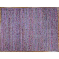 Multi-Color Sari Silk Flatweave Area Rug